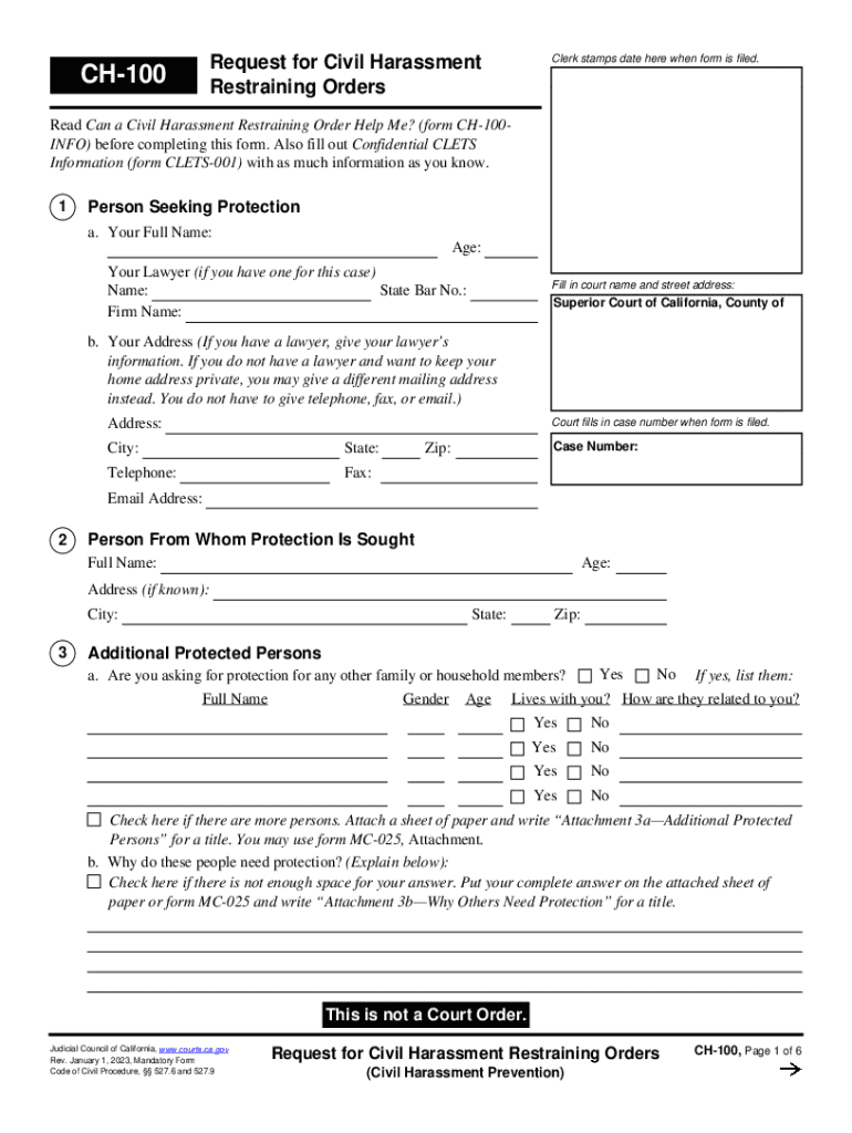 Temporary Restraining Order Fill Out Sign Online DocHub