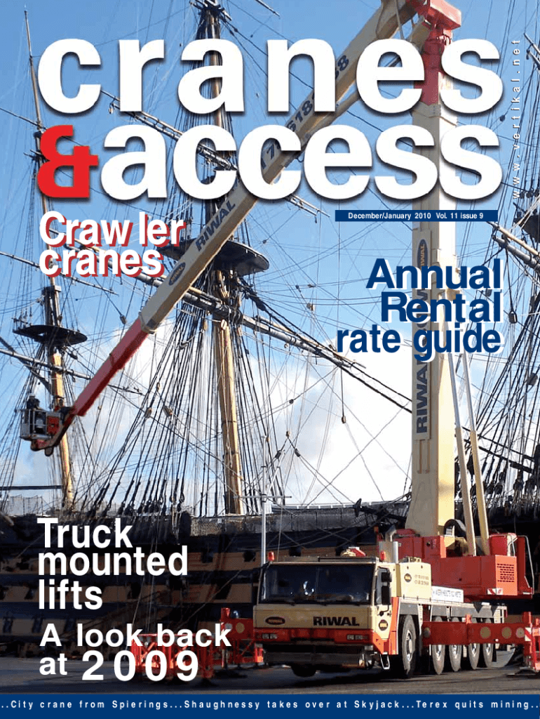 Fillable Online Aluminium cranes Annual rental rate survey Look back at Fax Email Print