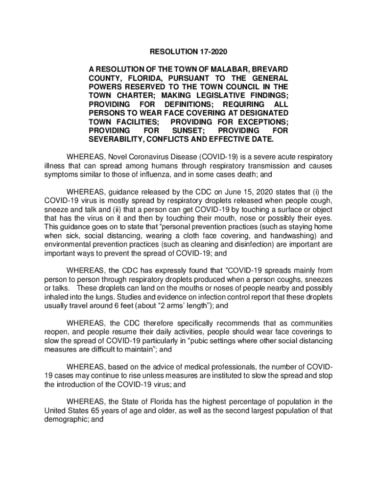 Fillable Online CODE OF ORDINANCES TOWN OF MALABAR, FLORIDA Fax