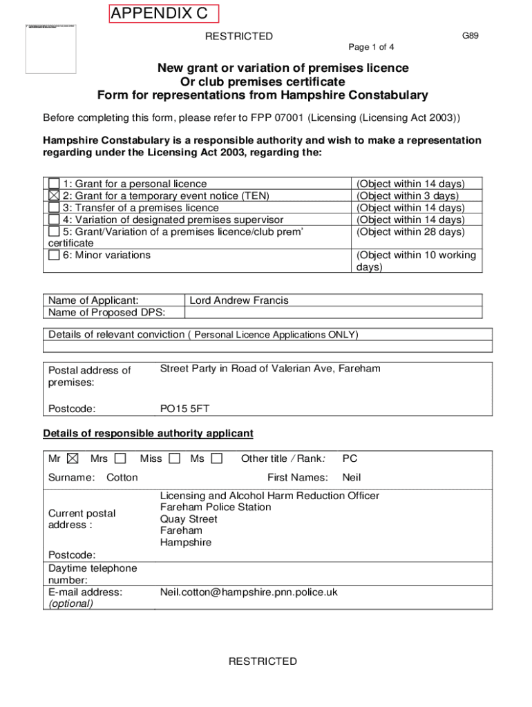 Form preview