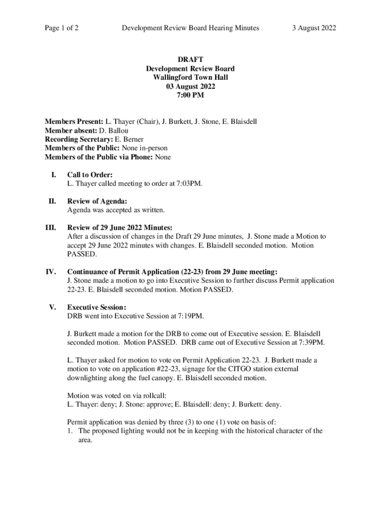 Fillable Online Planning & Zoning CommissionTown of Wallingford Fax