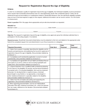 Fillable Online FACT SHEET: SCOUTS WITH SPECIAL NEEDS Fax Email Print ...