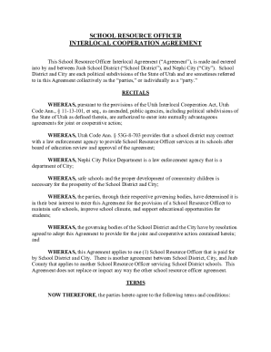 SCHOOL RESOURCE OFFICER INTERLOCAL AGREEMENT ...