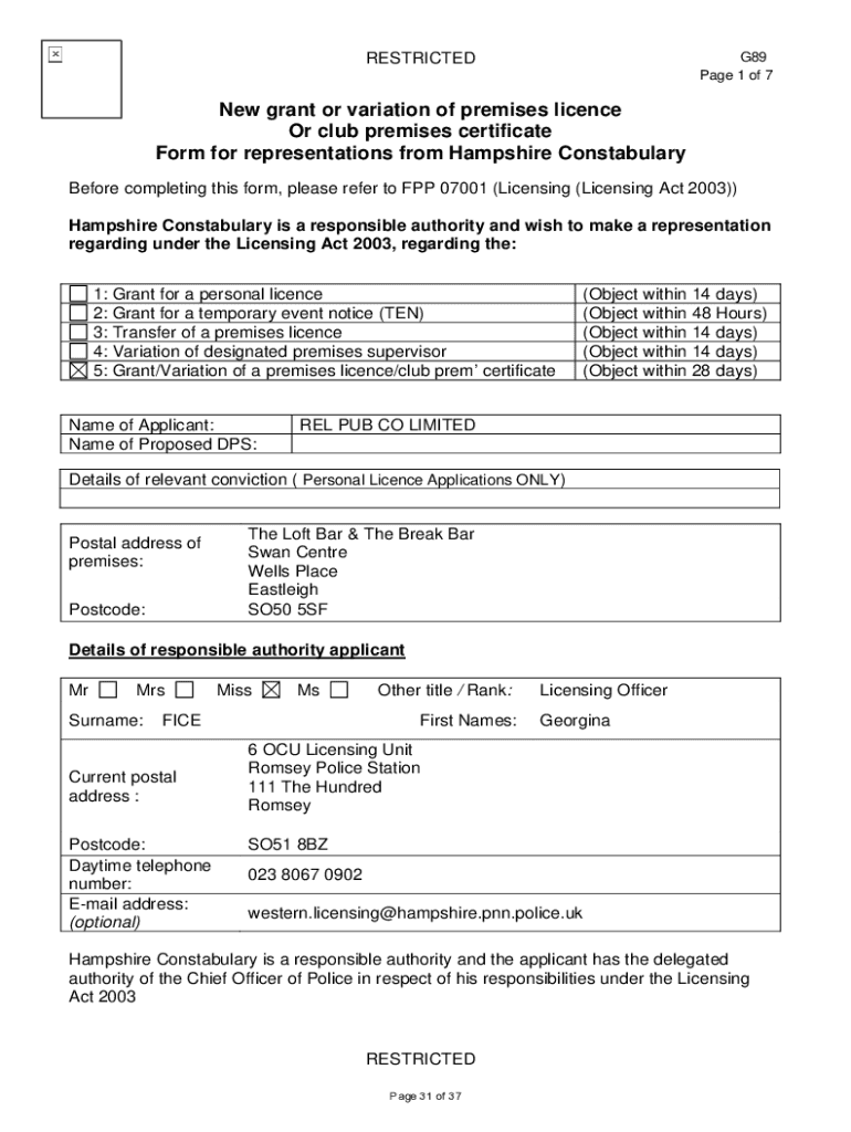 Form preview