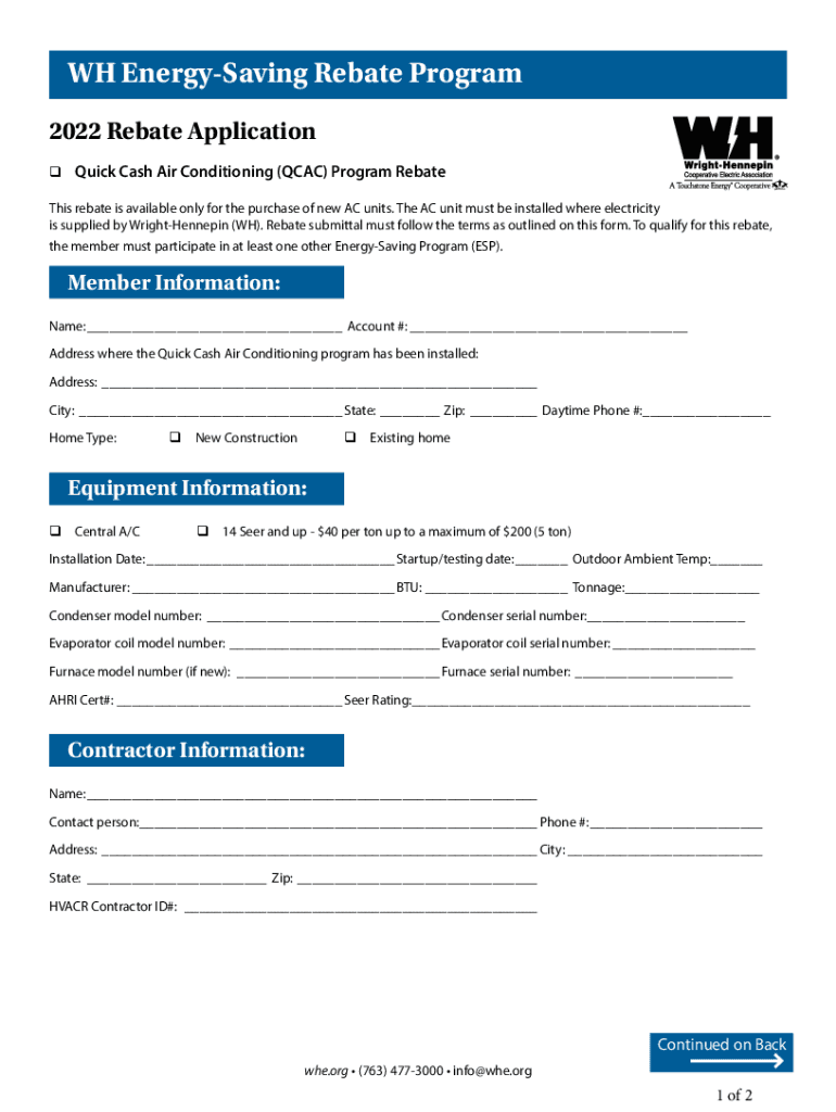 Fillable Online HVAC System Rebates & Incentives A Guide to Saving