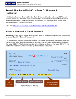 Fillable Online 000103292Transit and Routing Numbers for the Bank Of ...