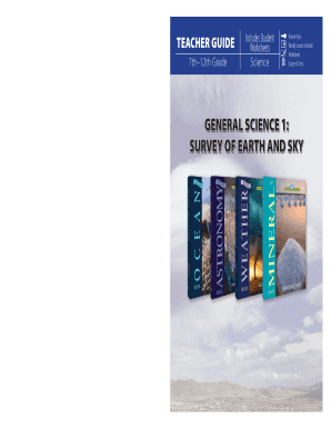 General Science 1: Survey of Earth and Sky (Teacher Guide)