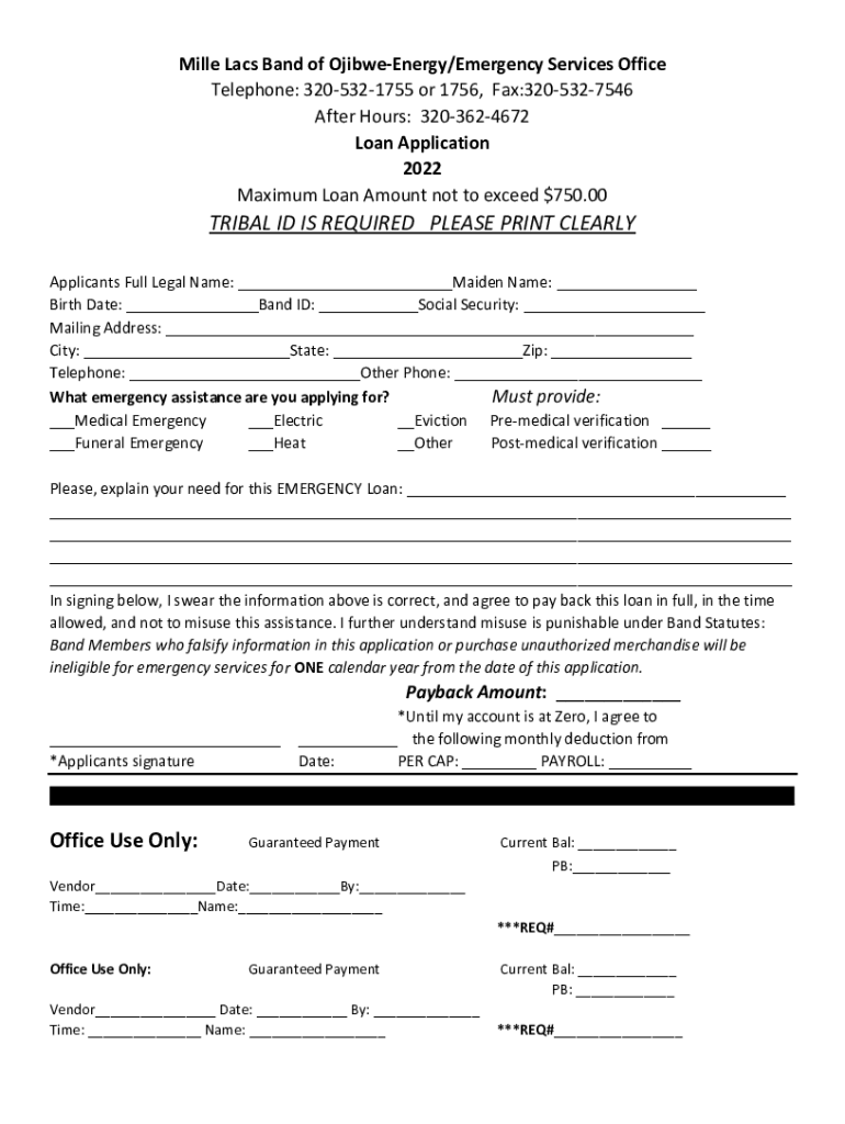 Mille Lacs Band of Ojibwe-Energy Emergency Services Office Preview on Page 1