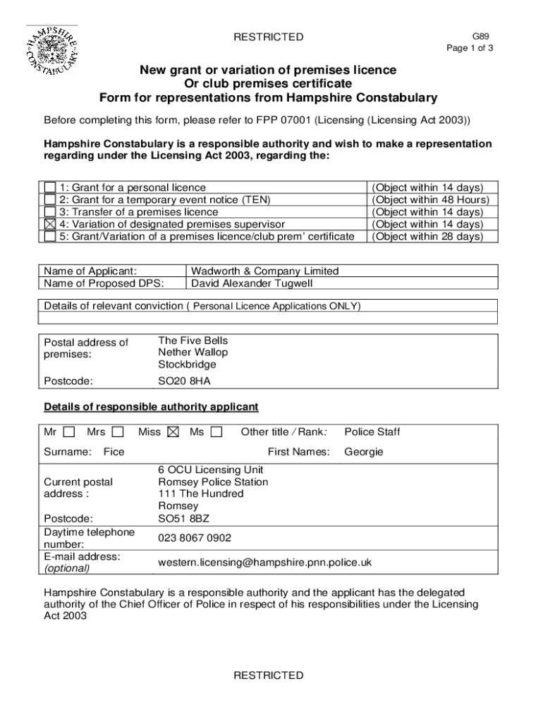 Form preview