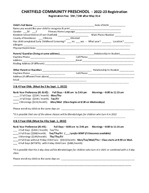 Form preview