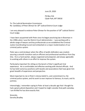 Fillable Online Candidacy of Peter Ohman for 18th Judicial District Fillable Online Candidacy of Peter Ohman for 18th Judicial District