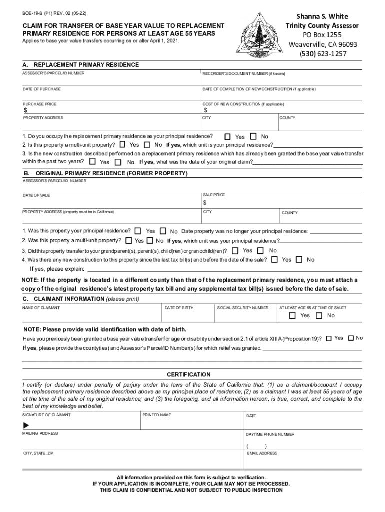 Fillable Online Trinity County Recorder Information California Deeds