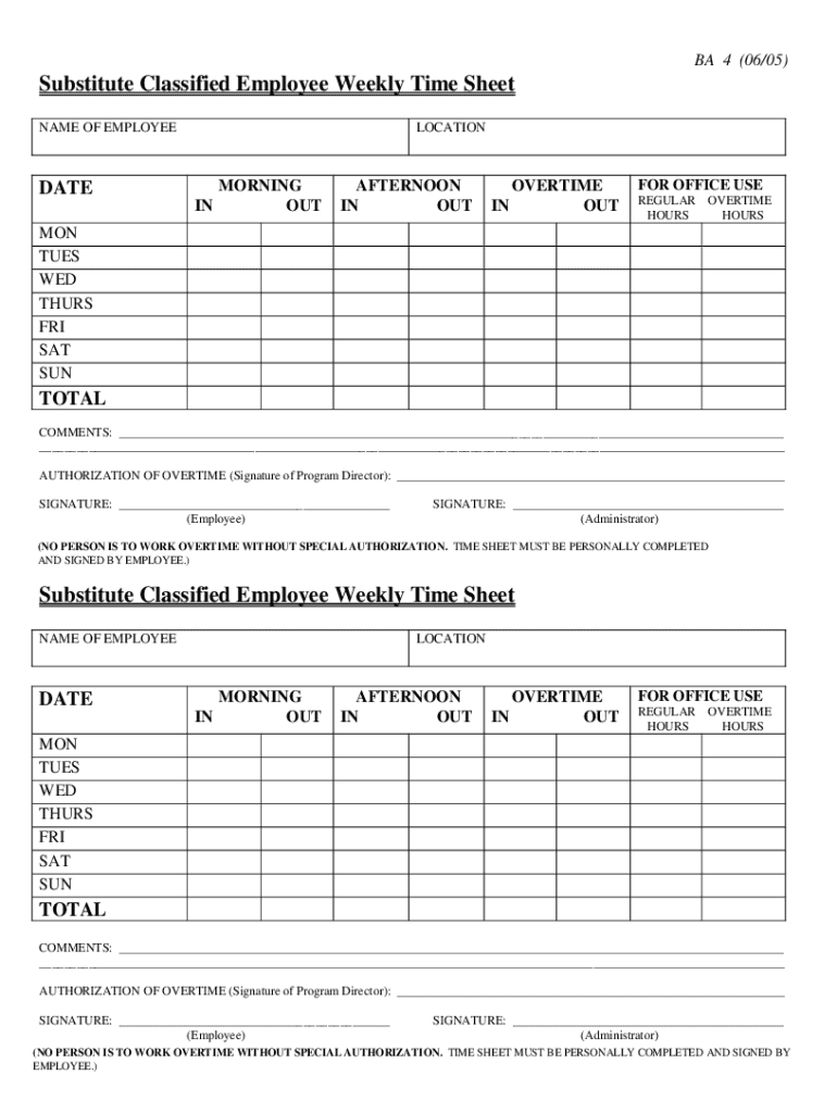 Fillable Online Excel Timesheet Template Time In Lieu Pdf Fax Email