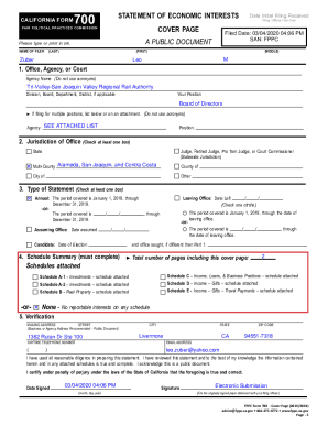 STATEMENT OF ECONOMIC INTERESTS ... - City of Ukiah