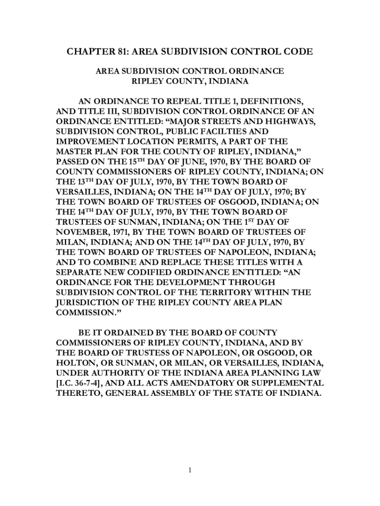 Fillable Online City of Plymouth, Indiana Zoning Ordinance Fax Email