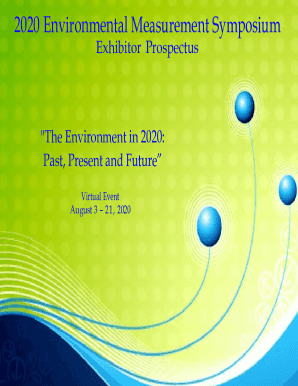 Fillable Online About EMS - Environmental Measurement Symposium Fax