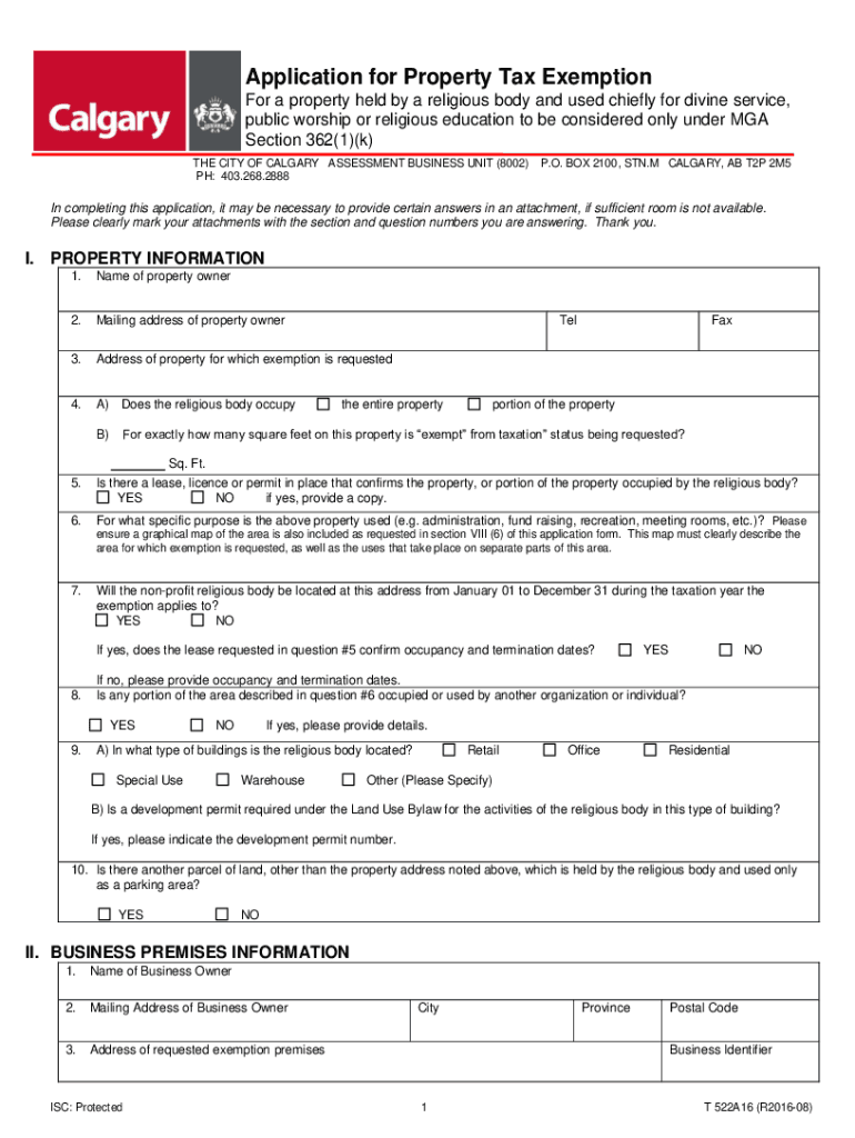 Fillable Online Do churches pay property taxes in BC? Fax Email Print