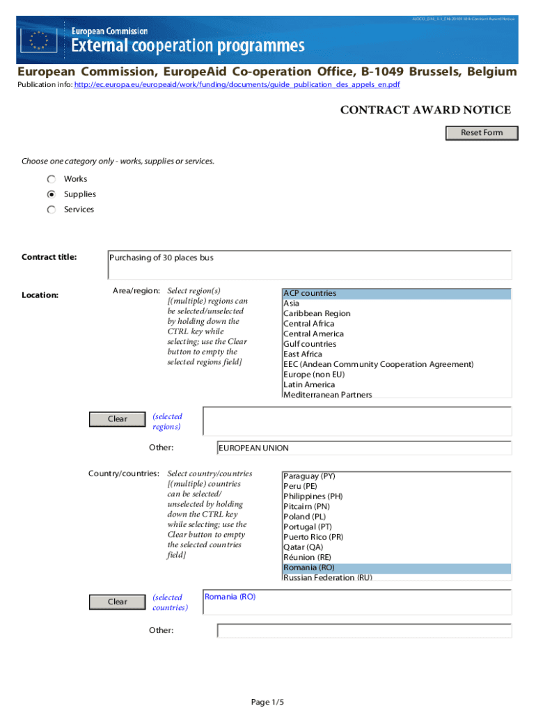 Form preview