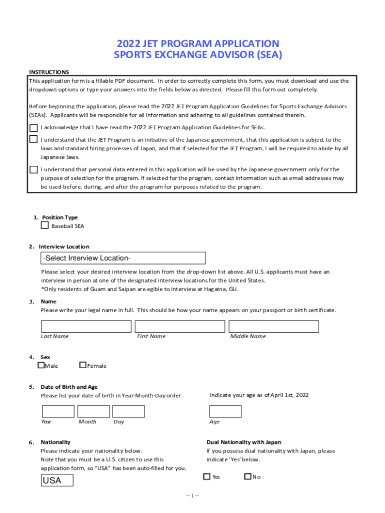 Fillable Online 2022 jet programme application form Fax Email Print ...