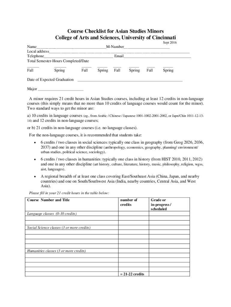 Fillable Online Art History Graduate Program Requirements Fax Email