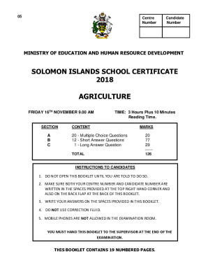 AGRICULTURE - Solomon Islands iResource
