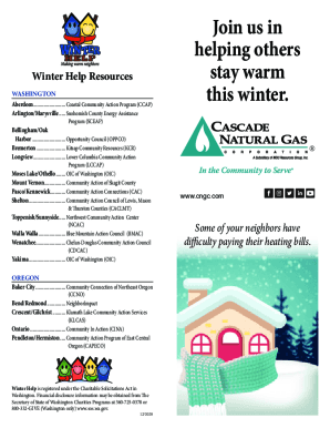 Fillable Online Coastal Community Action ProgramWashington State