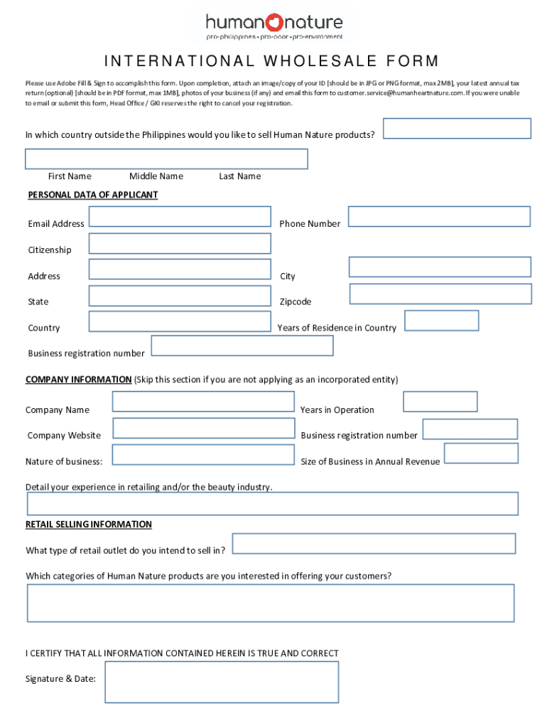 Fillable Online International Manual Registration Form Fax Email Print ...