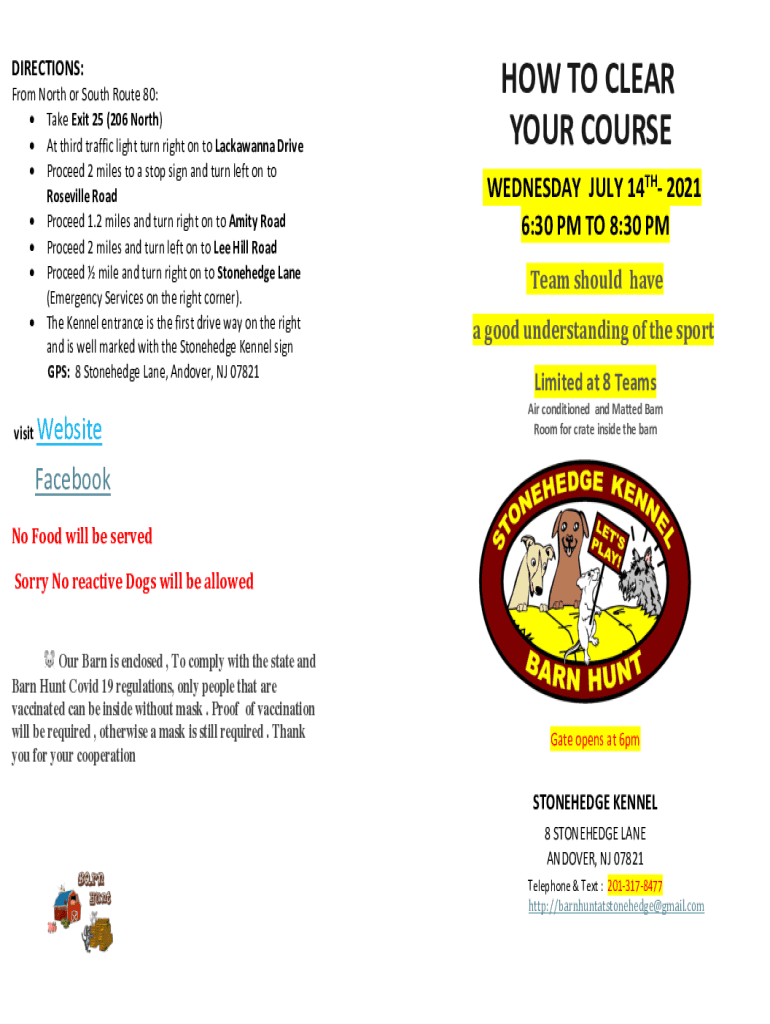 Fillable Online DIRECTIONS TO MOUNT OLIVE HIGH SCHOOL ATHLETIC Fax