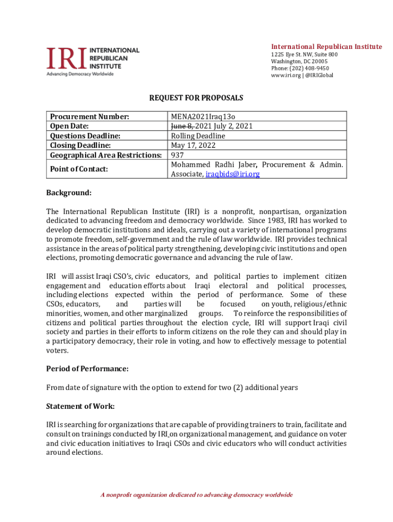 Fillable Online Rolling Deadline Fax Email Print pdfFiller