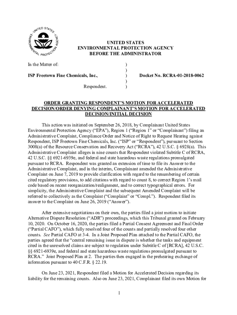 Fillable Online Manufacturing Process Unit Exemption/RCRA U.S. EPA