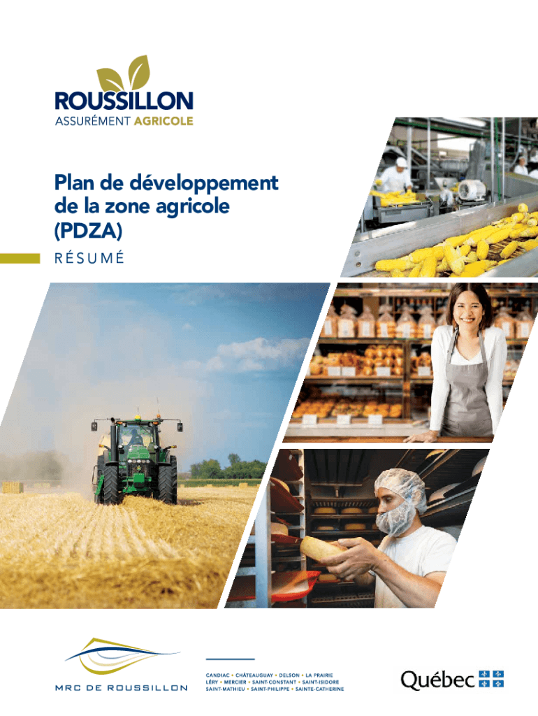 Remplissable En Ligne Plan de dveloppement de la zone La MRC de L