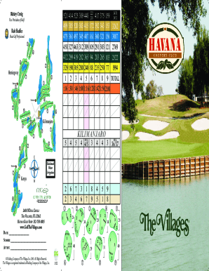 Golf Scorecard