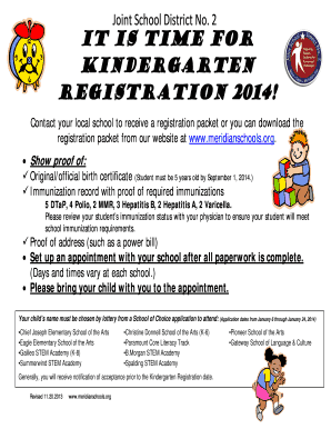 Kindergarten Registration Form