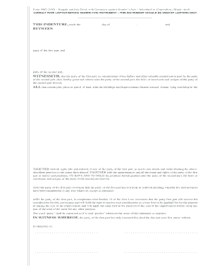 Bargain and Sale Deed with Covenants