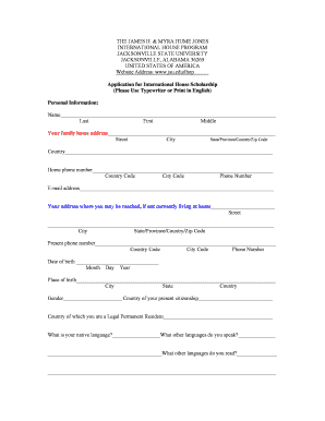 Fillable Online jsu Application Form - Jacksonville State University ...