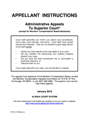 AP-210 Appellant Instructions 8-15 Appeals Forms