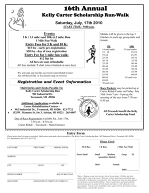 Medals will be given to the top 3