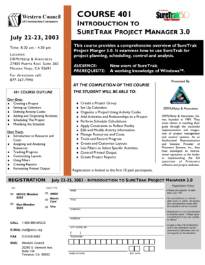 Introduction to SureTrak Program Manager 3.0 (PDF) - Western ... - wccc