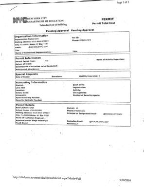 New York City Extended Use of Building Permit