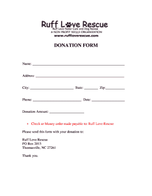 Donation Form