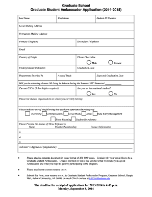 Colorado small estate affidavit - An application form - Auburn University Graduate School