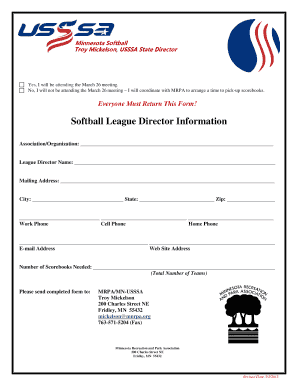2015 MRPA/MN-USSSA Table of Contents - Minnesota Recreation ... - mnrpa