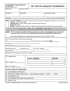 tdy worksheet fill online printable fillable blank pdffiller tdy request form