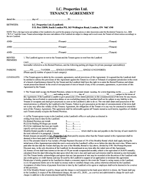Residential Tenancy Agreement