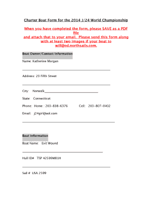 Project charter template - When you have completed the form, please SAVE as a PDF - sailnewport