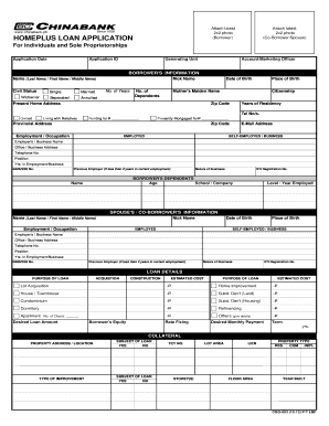 Homeplus Loan Application