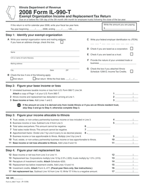 Illinois Exempt Organization Income and Replacement Tax Return