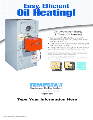 Oil Furnace Warranty Information