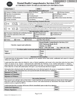 Authorization to Release Medical Information