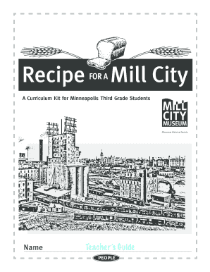 Mill City Teacher's Guide